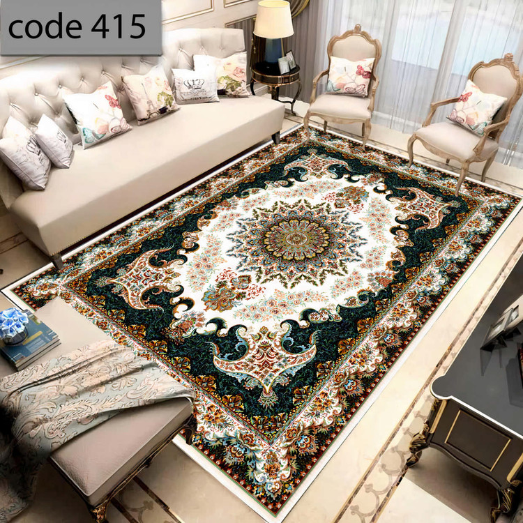 روفرشی کشدار (کاور فرش) و فرشینه و پادری کالای خواب متین کد 415