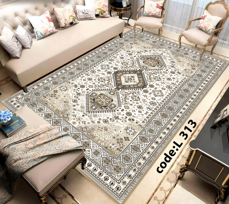 روفرشی کشدار (کاور فرش) و فرشینه و پادری کالای خواب متین کد L 313