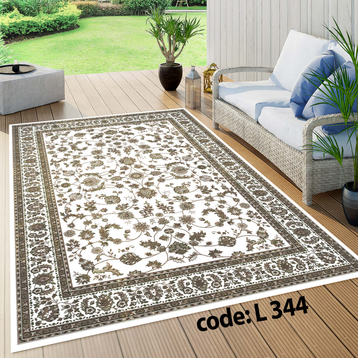 روفرشی کشدار (کاور فرش) و فرشینه و پادری کالای خواب متین کد L 344