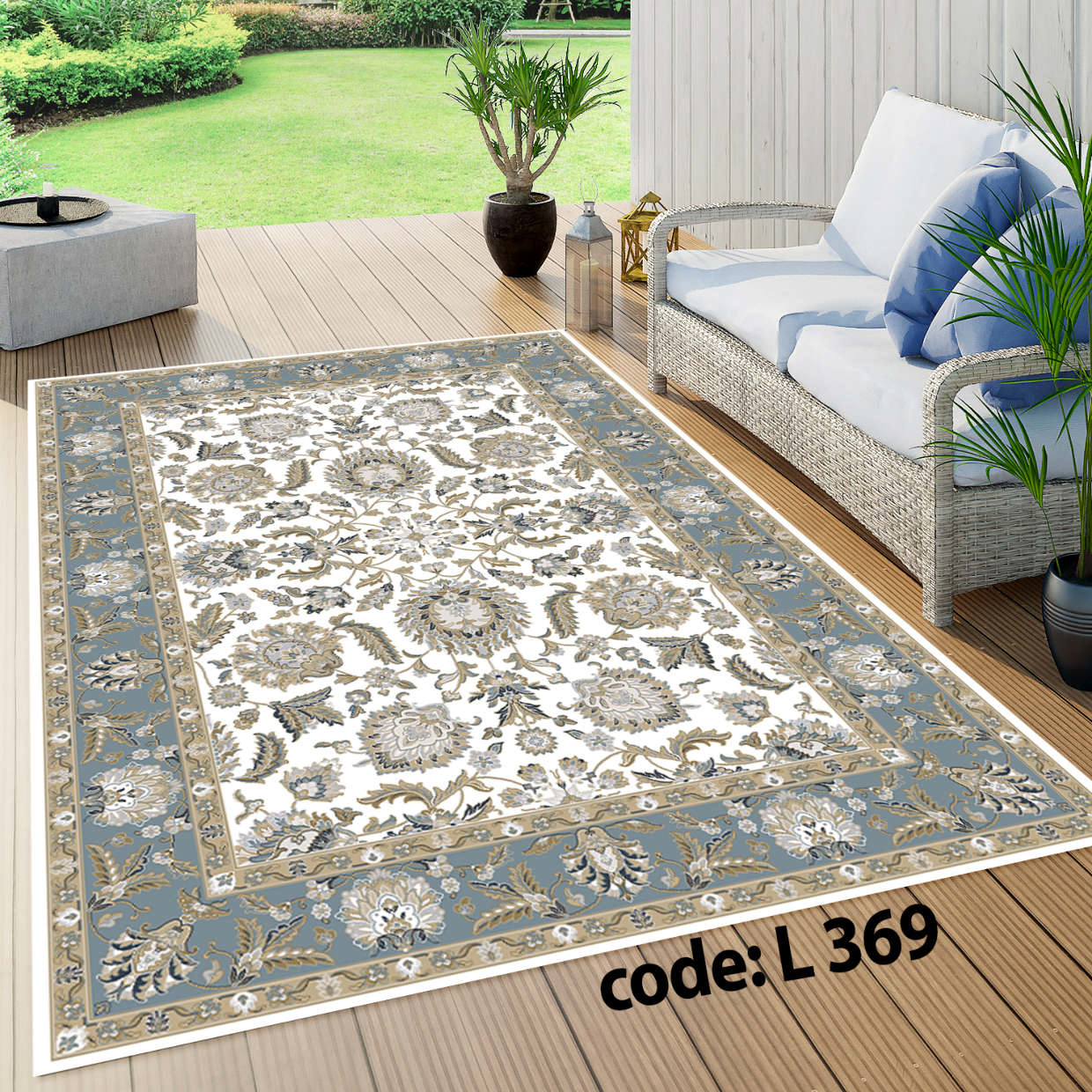روفرشی کشدار (کاور فرش) و فرشینه و پادری کالای خواب متین کد L 369