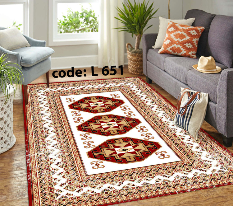 روفرشی کشدار (کاور فرش) و فرشینه و پادری کالای خواب متین کد L 651