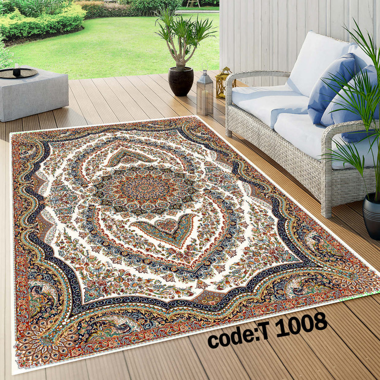 روفرشی کشدار (کاور فرش) و فرشینه و پادری کالای خواب متین کد T 1008