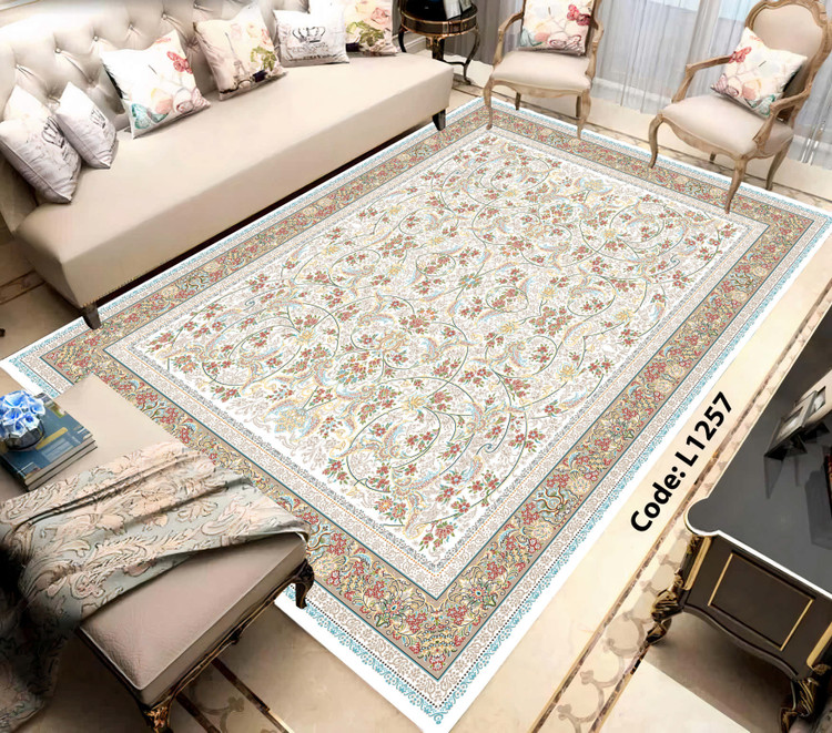 روفرشی کشدار (کاور فرش) و فرشینه و پادری کالای خواب متین کد L1257