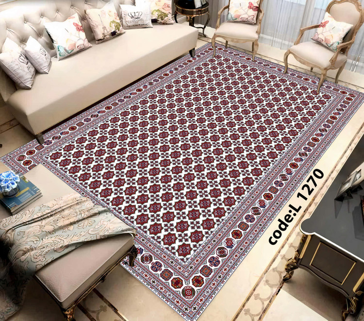 روفرشی کشدار (کاور فرش) و فرشینه و پادری کالای خواب متین کد L 1270