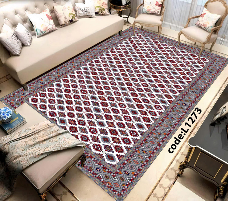 روفرشی کشدار (کاور فرش) و فرشینه و پادری کالای خواب متین کد L1273