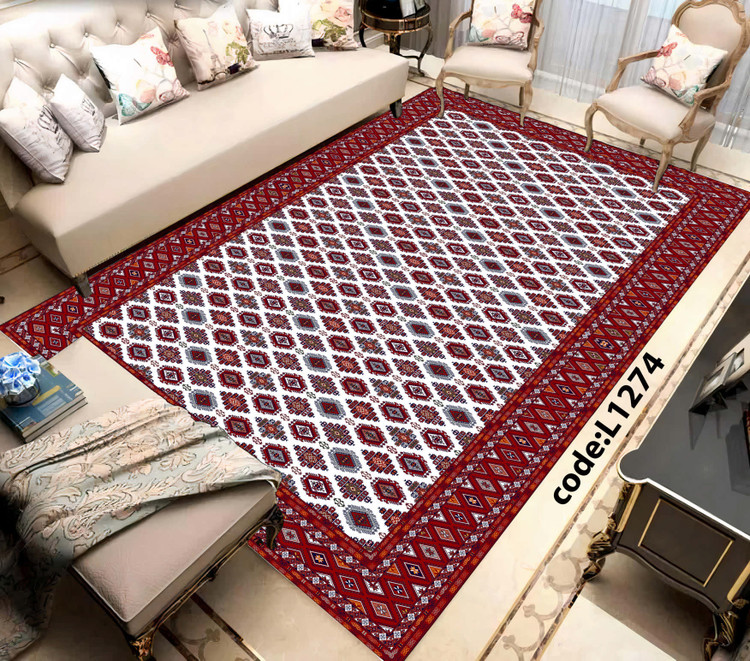 روفرشی کشدار (کاور فرش) و فرشینه و پادری کالای خواب متین کد L1274