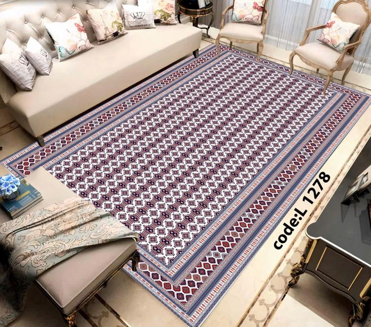 روفرشی کشدار (کاور فرش) و فرشینه و پادری کالای خواب متین کد L1278