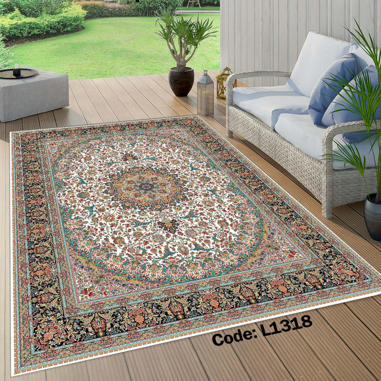 روفرشی کشدار (کاور فرش) و فرشینه و پادری کالای خواب متین کد L1318