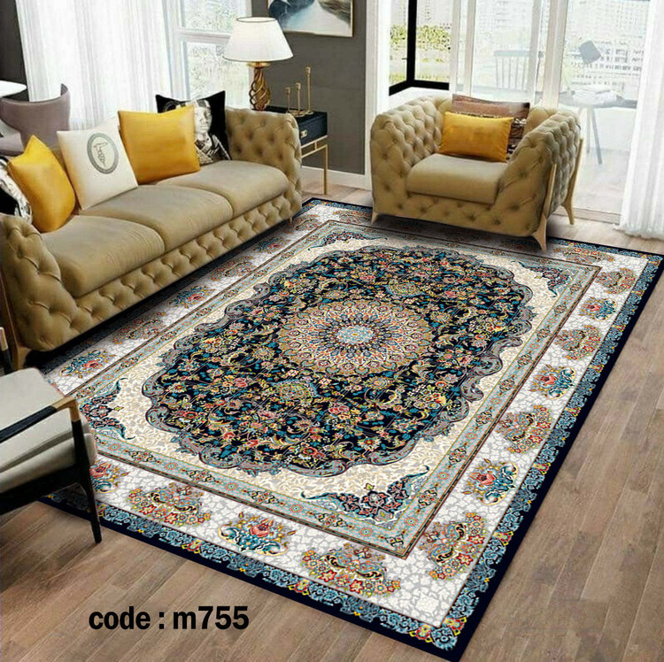 روفرشی کشدار (کاور فرش) و فرشینه و پادری کالای خواب متین کد m755