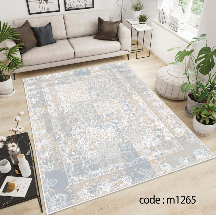 روفرشی کشدار (کاور فرش) و فرشینه و پادری کالای خواب متین کد m 1265
