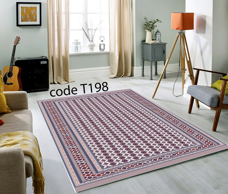 روفرشی کشدار (کاور فرش) و فرشینه و پادری کالای خواب متین کد T198