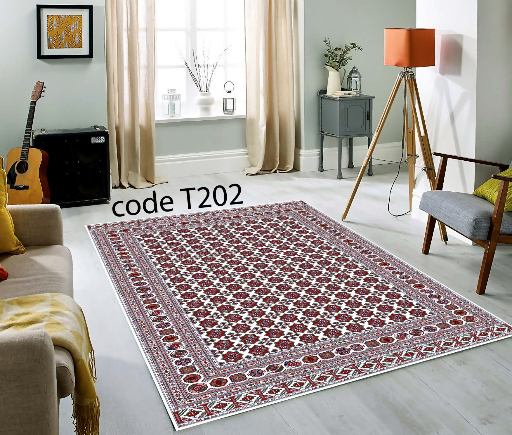روفرشی کشدار (کاور فرش) و فرشینه و پادری کالای خواب متین کد T202