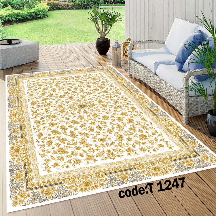روفرشی کشدار (کاور فرش) و فرشینه و پادری کالای خواب متین کد T 1247