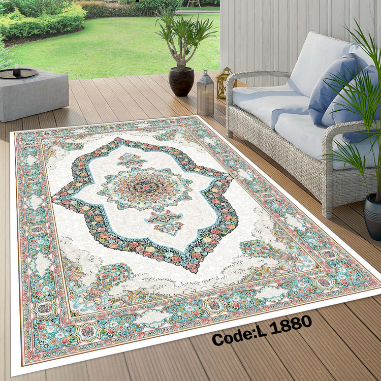 روفرشی کشدار (کاور فرش) و فرشینه و پادری کالای خواب متین کد L 1880