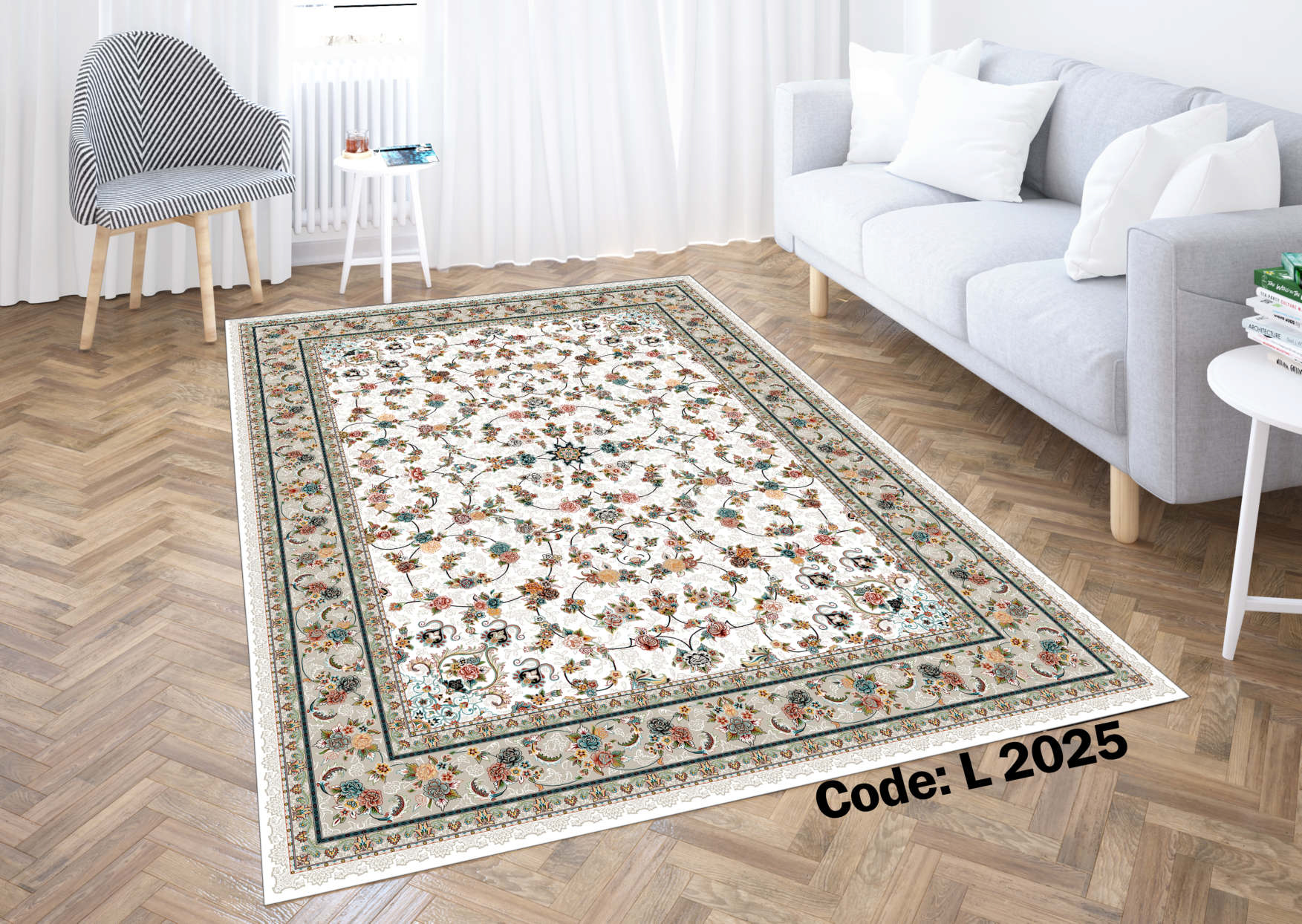 روفرشی کشدار (کاور فرش) و فرشینه و پادری کالای خواب متین کد L 2025