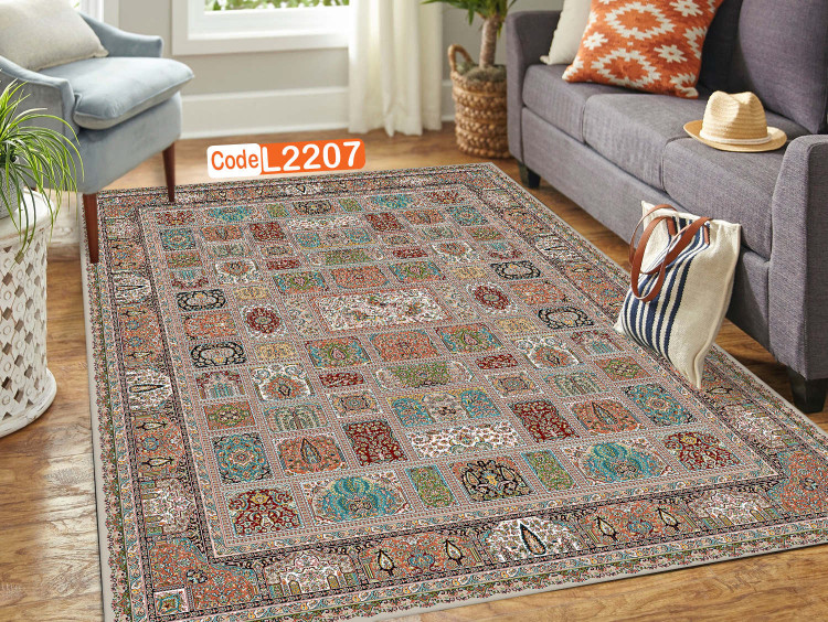 روفرشی کشدار (کاور فرش) و فرشینه و پادری کالای خواب متین کد L2207