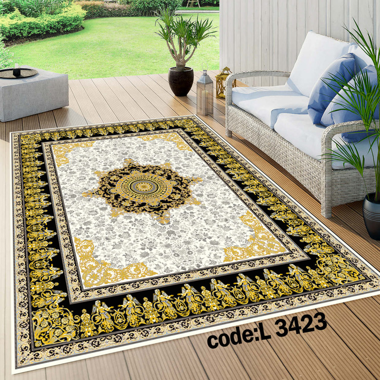 روفرشی کشدار (کاور فرش) و فرشینه و پادری کالای خواب متین کد L 3423