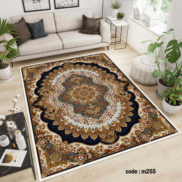 روفرشی کشدار (کاور فرش) و فرشینه و پادری کالای خواب متین کد m255